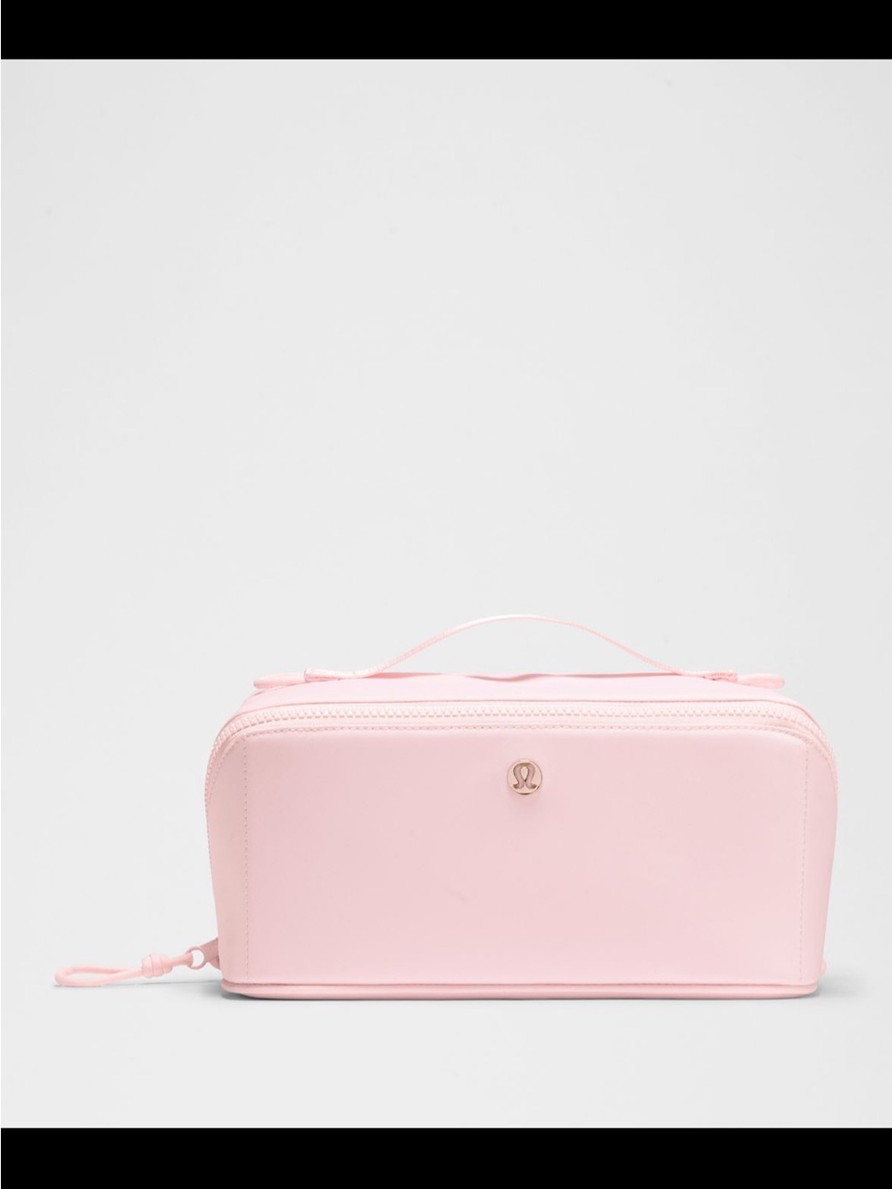 NWT lululemon athletica pearl Pink Travel toiletry Case rose gold